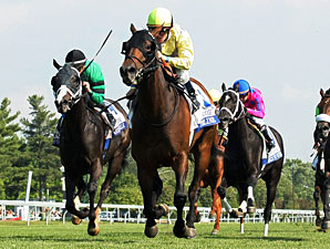Upperline wins the 2012 Bewitch Stakes.