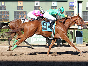 Wargamer wins the 2013 Razorback Futurity.