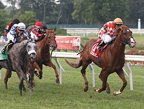 Wicked Tune wins the 2013 My Frenchman Stakes.