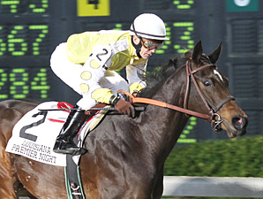 Wire Me Bessie wins the Night Matron Stakes.