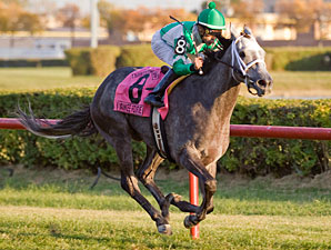 Yankee Fourtune wins the 2010 Hawthorne Derby.
