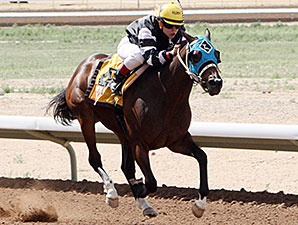 You've Been Duped wins the Totah Stakes.