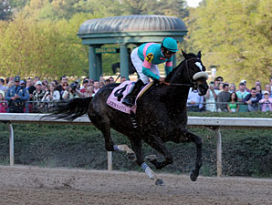 Zenyatta wins the 2010 Apple Blossom.