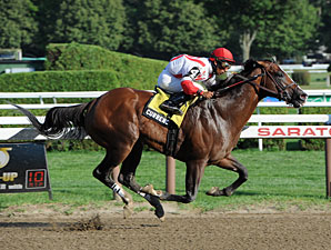 Currency Swap wins the Amsterdam Stakes.